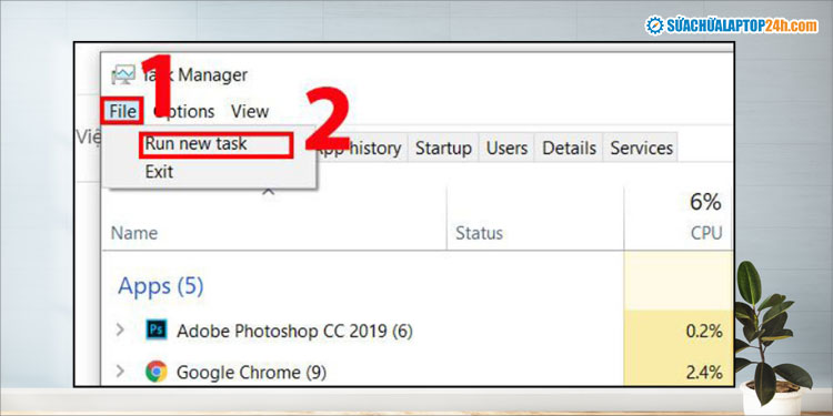 Mở mới Windows Explorer