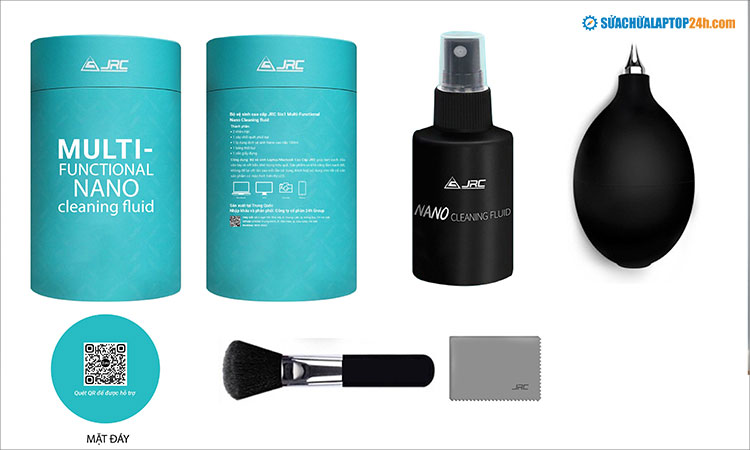 Bạn cần chuẩn bị bộ dụng cụ vệ sinh laptop cơ bản như hình