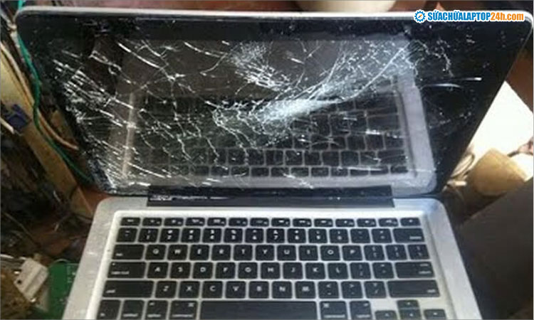 Laptop hư hỏng do rơi vỡ không đủ điều kiện bảo hành
