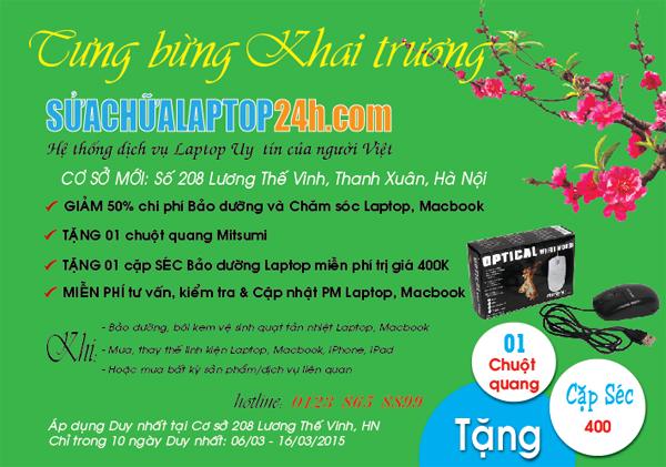 khai trương 208 lương thế vinh