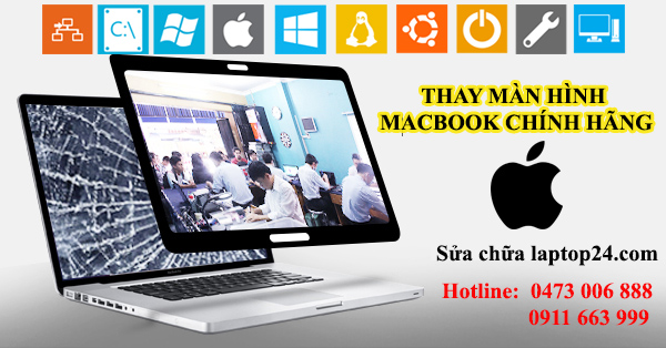thay màn hình macbook chính hãng