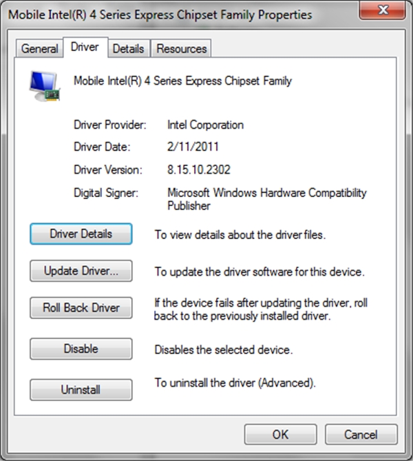 Khắc phục lỗi trình điều khiển phần cứng laptop