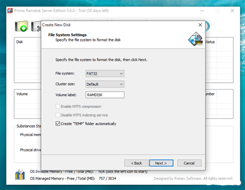 Tăng tốc cho máy tính bằng dung lượng còn trống trên RAM
