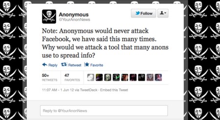 Anonymous đã tấn công Facebook?
