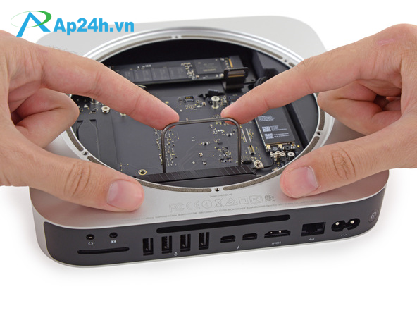 hướng dẫn thay thế ổ cứng cho mac mini 2014