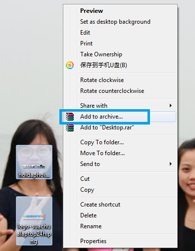 Tạo file tự giải nén và đặt mật khẩu cho file nén