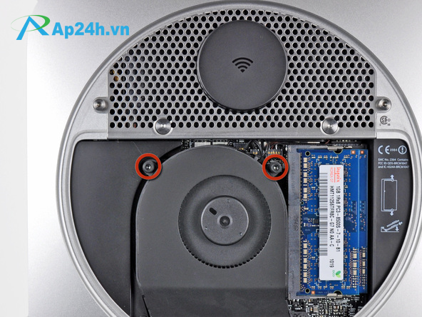 Thay nắp động cơ Mac Mini Mid 2011