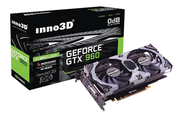 Inno3D công bố phiên bản VGA Card GeForce GTX 960 4 GB, sẽ có mặt tại Việt Nam