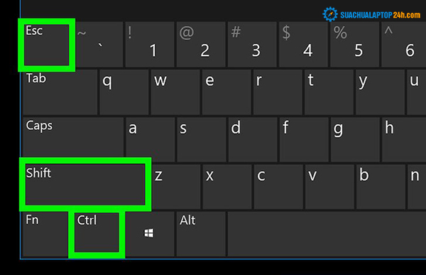 mở mục task manager